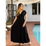 24seven-Comfort-Apparel-Womens-Flutter-Sleeve-Metallic-Knit-Maxi-Dress-Front-Slit-Empire-Waist_27858014-4cc9-470e-824c-3c6fd71c6c59