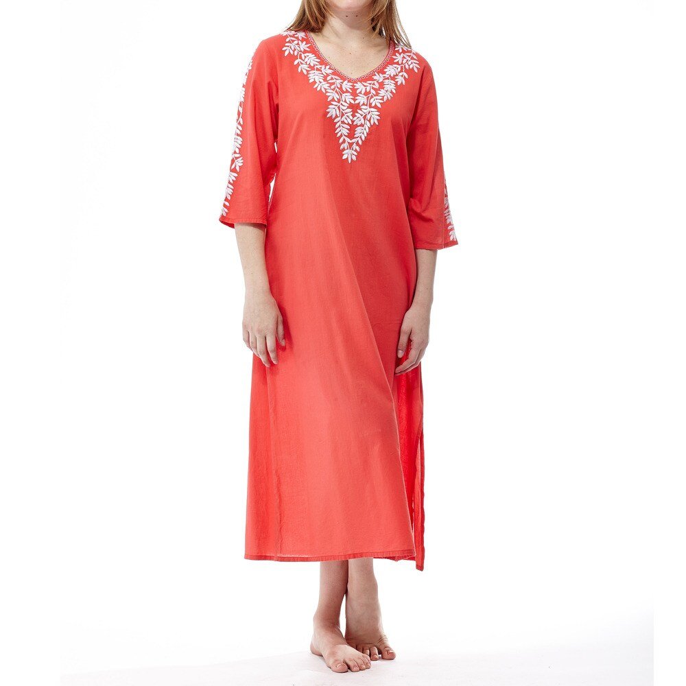 La-Cera-Womens-3-4-Sleeve-Embroidered-Caftan-bdb39bf9-1dfc-41ac-96b8-be6ced55e381_1000